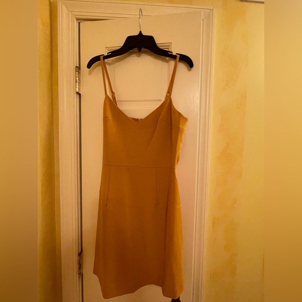 French Connection Mustard Yellow Dress size 4 NWT